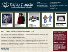 Tablet Screenshot of craftsofcharacter.com